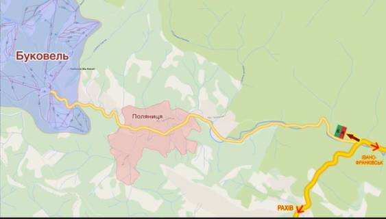 Billboard A in Bukovel, 3х6  Ablunica No3  NOVIJ scheme