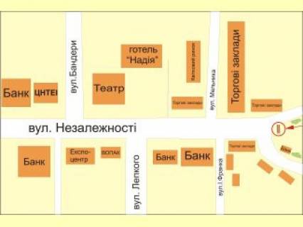 Citylight A in Ivano-Frankivsk Nezaleznosti (pocatok stometrovki) scheme