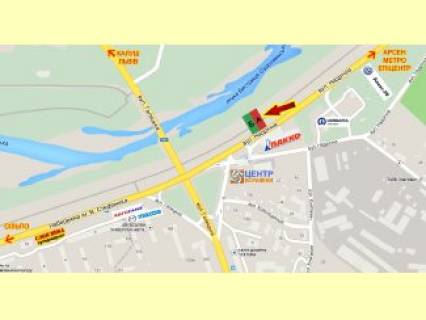 Billboard A in Ivano-Frankivsk, 3х6  Nadricna-Galic'ka scheme