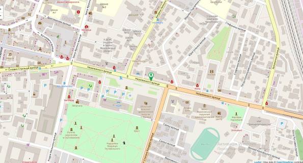 Citylight A in Ivano-Frankivsk Nezaleznosti  navproti dramteatru No2  centr scheme