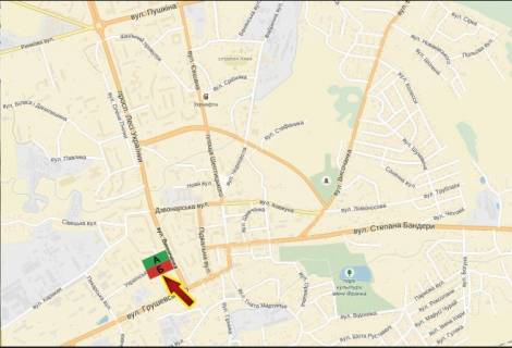 Billboard B in Kalush, 3х6  Vinnicenka (navproti mag. Vinisin)   centr scheme