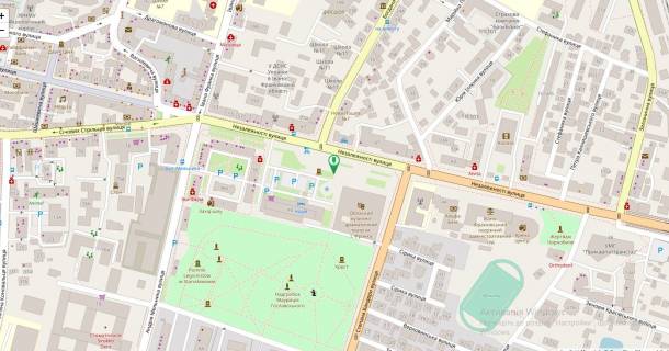 Citylight A in Ivano-Frankivsk Nezaleznosti dramteatr No2 scheme