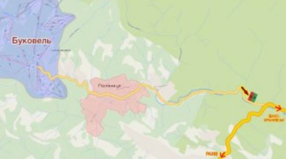 Billboard B in Bukovel Ablunica No3 scheme