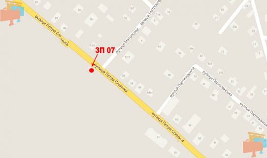 Billboard A in Lubny st.P. Slin'ka  zup.Matrosova scheme