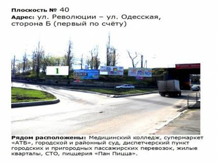 Billboard B in Pervomaisk ul Odesskaa_st. Vokzal'naa_m-n Centr (ZD most) 1 Photo 1