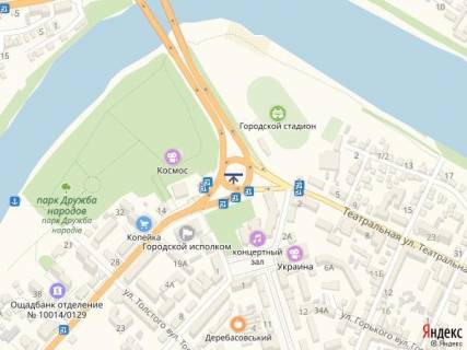 Billboard  in Pervomaisk Kol'cevo mostovaa razvazka_8-migrannaa  konstrukcia_st. Grusevskogo_m-n Centr 8 scheme