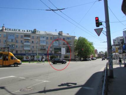 Prismatron, Prism A in Poltava, 3х6  Evropejs'ka st. (Frunze) ta 1100-litta Poltavi st., ("Botanik")  na perehr. - 398762 Photo 1