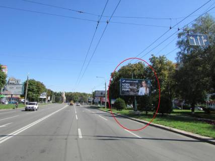 Billboard A in Poltava, 3х6  Evropejs'ka st. (Frunze) ta  Kagamlika st. (perehr.) Photo 1
