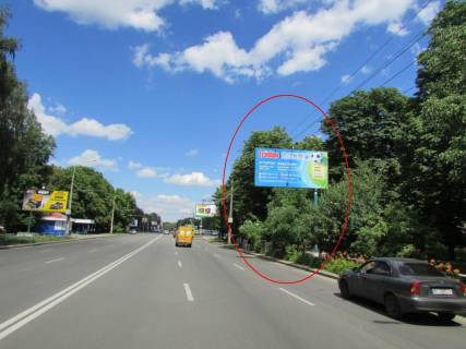 Billboard A in Poltava, 3х6  Evropejs'ka st. (Frunze) ,139 (za zup.Cajkovs'kogo) Photo 1