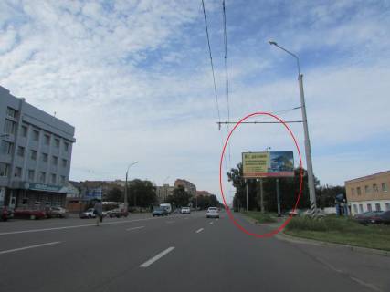 Billboard A in Poltava, 3х6  Evropejs'ka st. (Frunze), 150 Photo 1