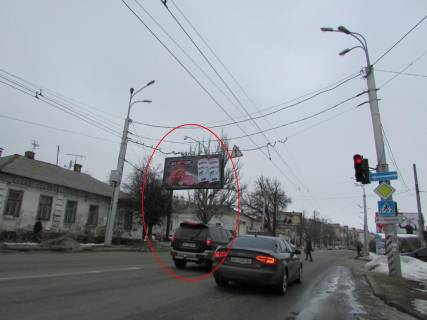 Billboard B in Poltava, 3х6  Sinna st. ta  Puskina st. (perehr.) Photo 1