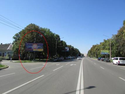 Billboard A in Poltava, 3х6  Evropejs'ka st. (Frunze),51 - Mikoli Dmitrieva st. (Volodars'kogo) Photo 1