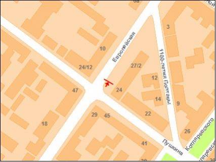 Prismatron, Prism A in Poltava st.Frunze-st.Puskina (Atlantika) - 122591 scheme
