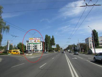 Billboard B in Poltava, 3х6  Evropejs'ka st.(Frunze)- St.Frontu st. Photo 1