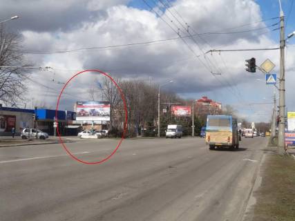 Billboard B in Poltava, 3х6  Evropejs'ka st. (Frunze), 86 ta Lali Ubijvovk (perehr.) Photo 1
