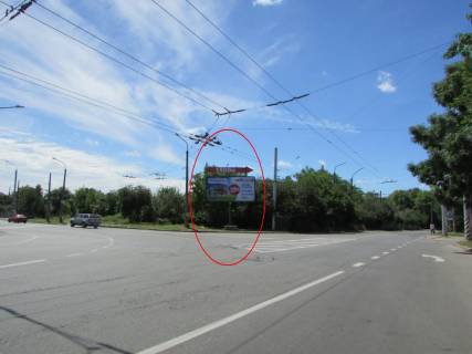 Billboard A in Poltava, 3х6  V.Tirnivs'ka st. - Kovpaka st. (perehr.) Photo 1