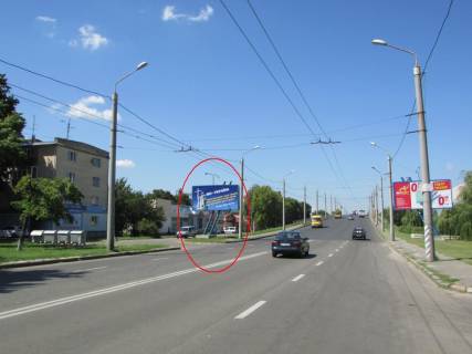 Billboard B in Poltava, 3х6  M.Biruzova st., 7 Photo 1