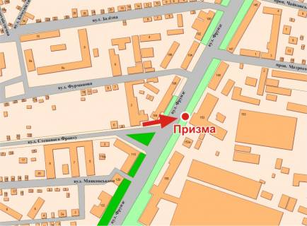 Prismatron, Prism A in Poltava, 3х6  Evropejs'ka st. (Frunze), 153(zliva) - 281342 scheme