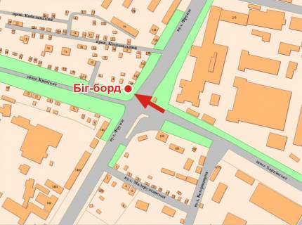 Billboard A in Poltava, 3х6  Kiivs'ke Sose st. (Epicentr) scheme