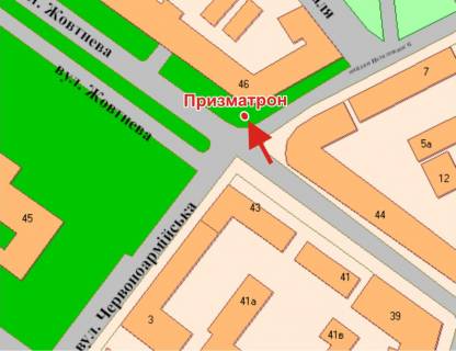 Prismatron, Prism A in Poltava, 3х6  Sobornosti st. (Zovtneva),46 (Petrovic) - 398730 scheme