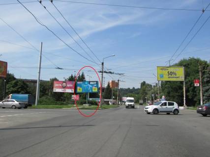 Billboard B in Poltava, 3х6  Miru st. ta Pananka st. (na perehr.) Photo 1