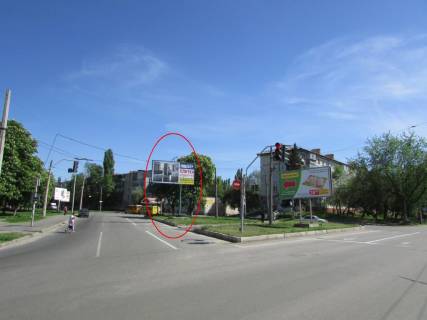 Billboard A in Poltava, 3х6  I.Mazepi st. (Kalinina) 50/12(r.smuga)(Avtovokzal) Photo 1