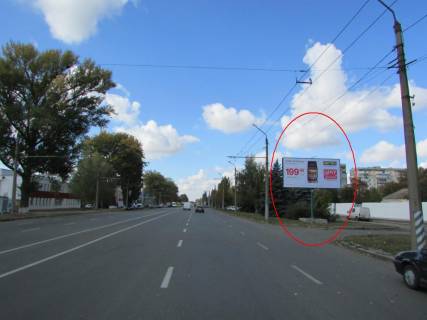 Billboard A in Poltava, 3х6  Marsala Biruzova, st., 28 (ROVD) Photo 1