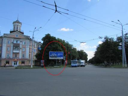 Billboard A in Poltava Sobornosti st. (Zovtneva), 46 ("Veselka") Photo 1