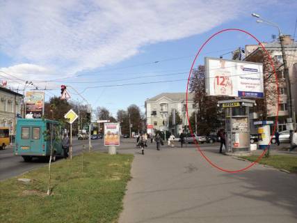Billboard B in Poltava, 3х6  1100-ricca Poltavi, st. - Evropejs'ka st. (Frunze) Photo 1