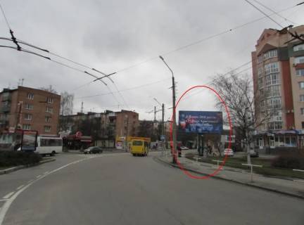 Billboard A in Poltava, 3х6  Miru st. ta Nebesnoi Sotni st. (Lenina) Photo 1