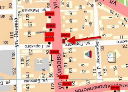 Pillar, Pillar  in Melitopol BP 006 ABS  Pillar st. Geroev Ukrainy (Kirova), 53 (sahmatnaa skola) scheme