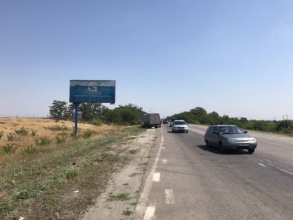 Billboard  in Melitopol BR 122 B    Uznyj vyezd 3 km. ot g.Melitopol'(pravyj) scheme
