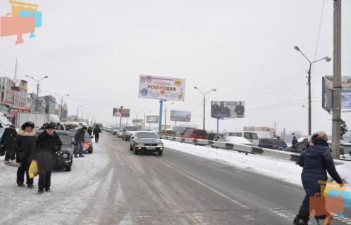 Billboard B in Chernivtsi, 3х6  st. Kalinivs'kij rinok (rozdilova smuga) Photo 1