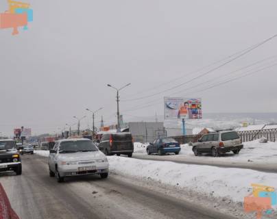 Billboard A in Chernivtsi, 3х6  st. Kalinivs'kij rinok (rozdilova smuga) Photo 1