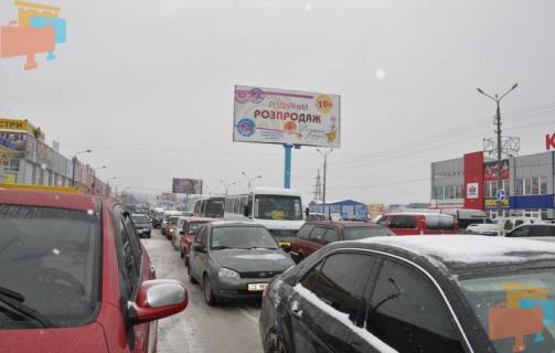Billboard B in Chernivtsi, 3х6  st. Kalinivs'kij rinok (rozdilova smuga) Photo 1