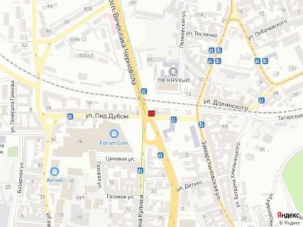 Scrolller, Scroll A in Lviv, 2,30х3,14  пр.Чорновола-вул.Під Дубом - 586028 scheme