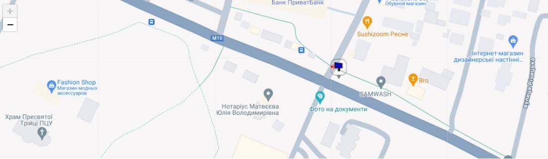 Billboard A in Lviv, 3х6  st.Sevcenka 358, TC SIL'̱PO scheme