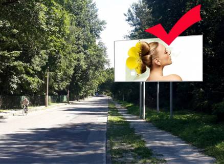 Billboard A in Lviv, 3х6  Львів-Брюховичі, вул.Курортна, до Львова Photo 1