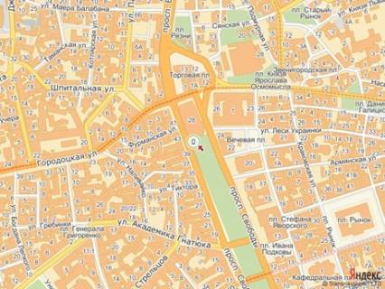 Cityscroll A in Lviv, 1,2х1,8  пр.Свободи 28, (Оперний театр) ліворуч від входу scheme