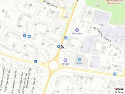 Prismatron, Prism A in Lviv, 3х6  вул.Кульпарківська, 111, Ашан, автомийка 777(до центру) - 619833 scheme