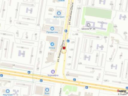 Scrolller, Scroll A in Lviv, 2,30х3,14  вул.Кн.Ольги 73, готель Супутник, Аквапарк, до вул.Наукової - 619937 scheme