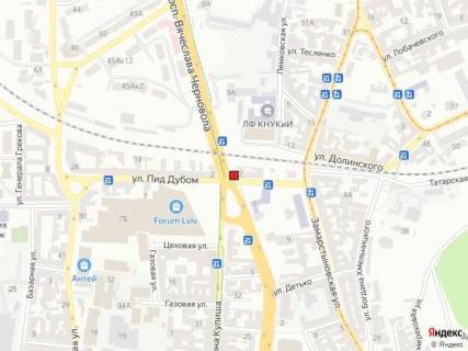 Scrolller, Scroll A in Lviv, 2,30х3,14  пр.Чорновола-вул.Під Дубом - 584950 scheme