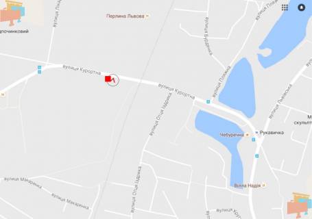 Billboard A in Bryukhovichi, 3х6  L'viv-Bruhovici, st.Kurortna, zaliznicnij pereizd, do L'vova scheme