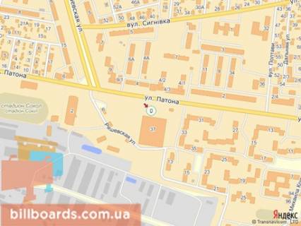 Citylight A in Lviv, 1.2x1.8  st.Patona 37, TC Sriblastij, Arsen, m.1 pravij scheme