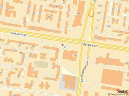 Citylight A in Lviv, 1.2x1.8  st.Naukova 35, mag.El'dorado, m.2 pravij scheme