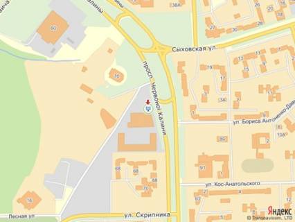 Citylight A in Lviv, 1,2х1,8  av.Cervonoi Kalini 62, TC VAM, livoruc vid bokovogo vhodu scheme