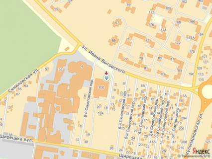 Cityscroll A in Lviv, 1.2x1.8  вул.Виговського 100, ТЦ ВАМ, ліворуч від входу scheme