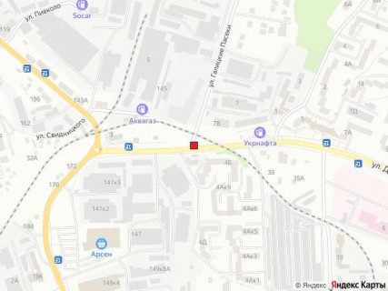 Backlight B in Lviv, 2,30х3,14  вул.Дж.Вашингтона, 7, до ТЦ Метро scheme