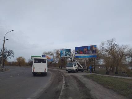 Billboard A in Mykolaiv, 3x6  st. Veselinivs'ka pered mostom (Varvarivka) Photo 1