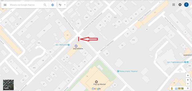 Citylight B in Lviv, 1,2х1,8  st. Mel'nika,14 scheme